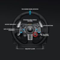 Logitech G29 Driving Force პროფესიონალური რბოლის საჭე და პედლები - Image 3